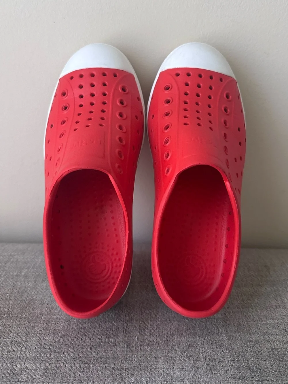 Kids Red Native Slip-On Shoes